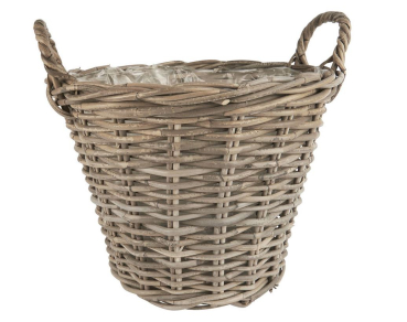 IB Laursen Korb Rattan Höhe 38cm